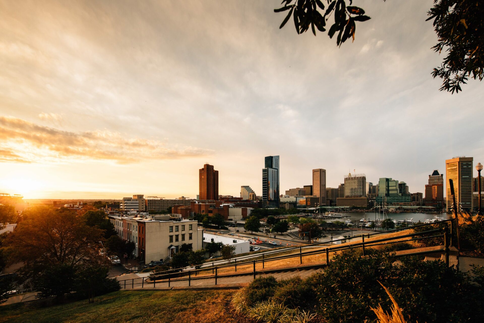 Baltimore Skyline at Dusk