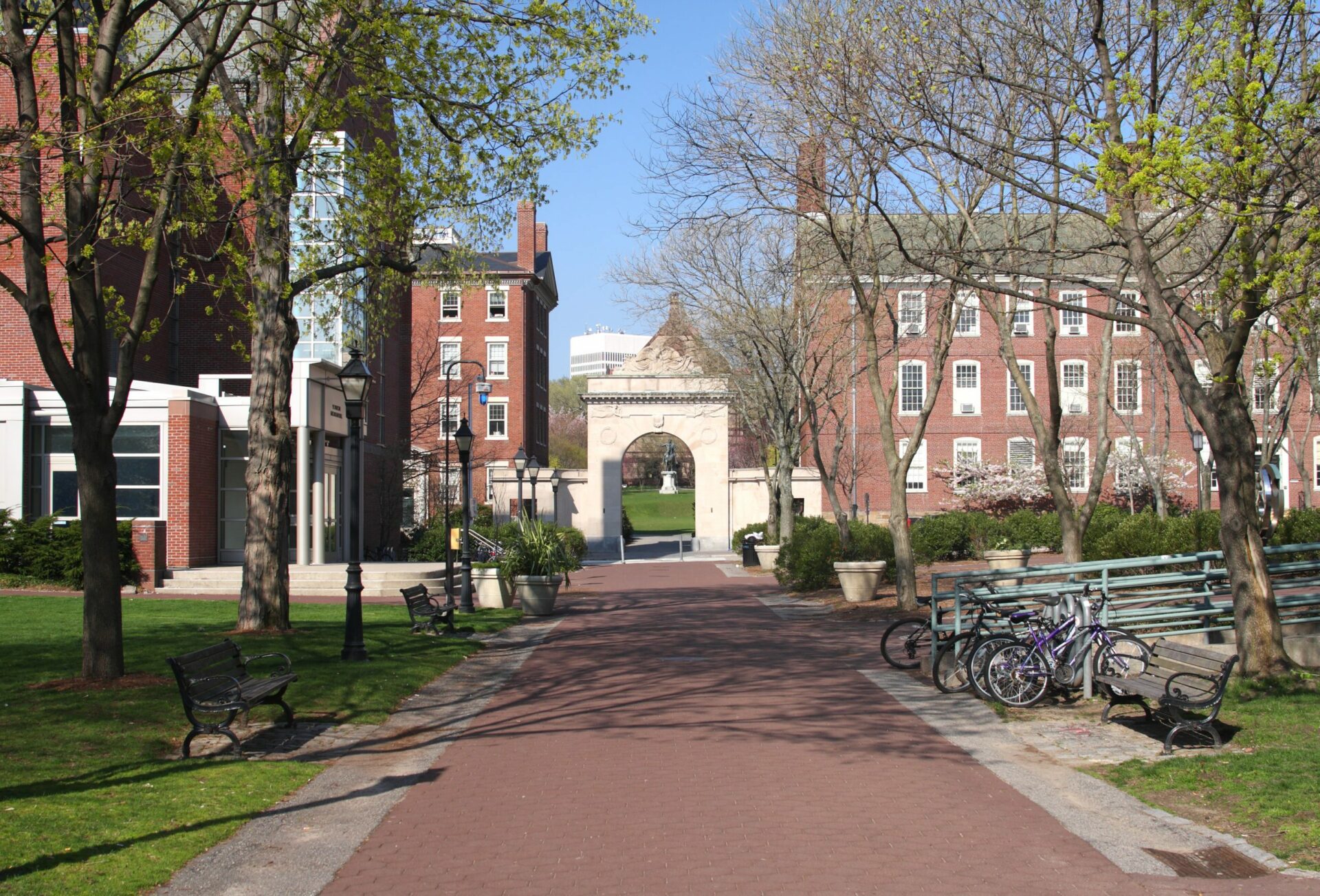Brown University is located in Providence, Rhode Island, and a member of the Ivy League.